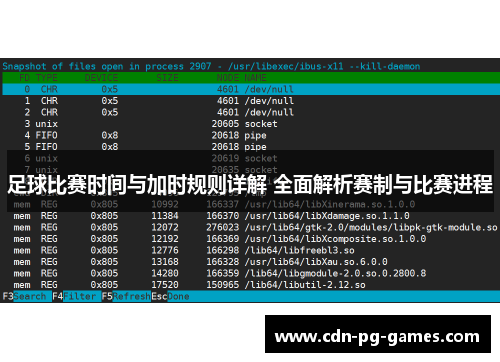 足球比赛时间与加时规则详解 全面解析赛制与比赛进程